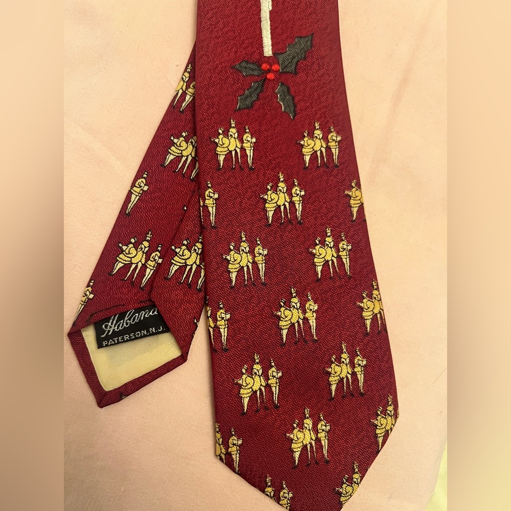 Vintage HABAND Xmas tie